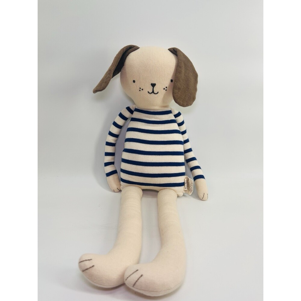 Meri Meri Organic Cotton Plush Stuffed Toy Puppy Dog Organic Cotton Large 24”